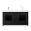 Meuble-lavabo double 60 po Sonata-122574150
