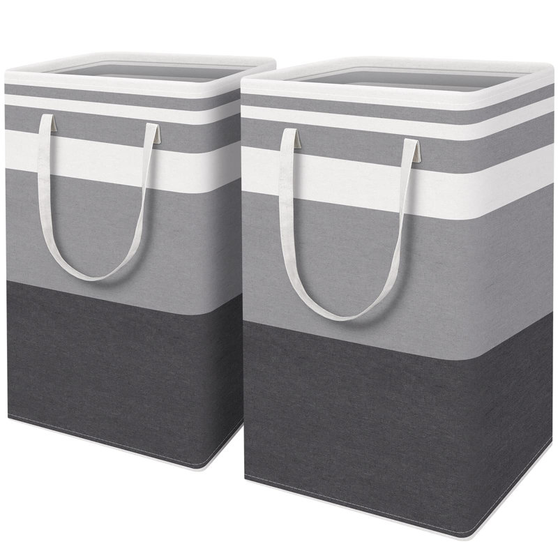 Laundry Basket with Handles, 28.15" H x 15.94" W x 12.01" D, 3
