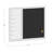 Thomas Martha Stewart Magnetic Weekly Calendar Dry Erase Board and Chalk Board with Liquid Chalk Marker-89798332