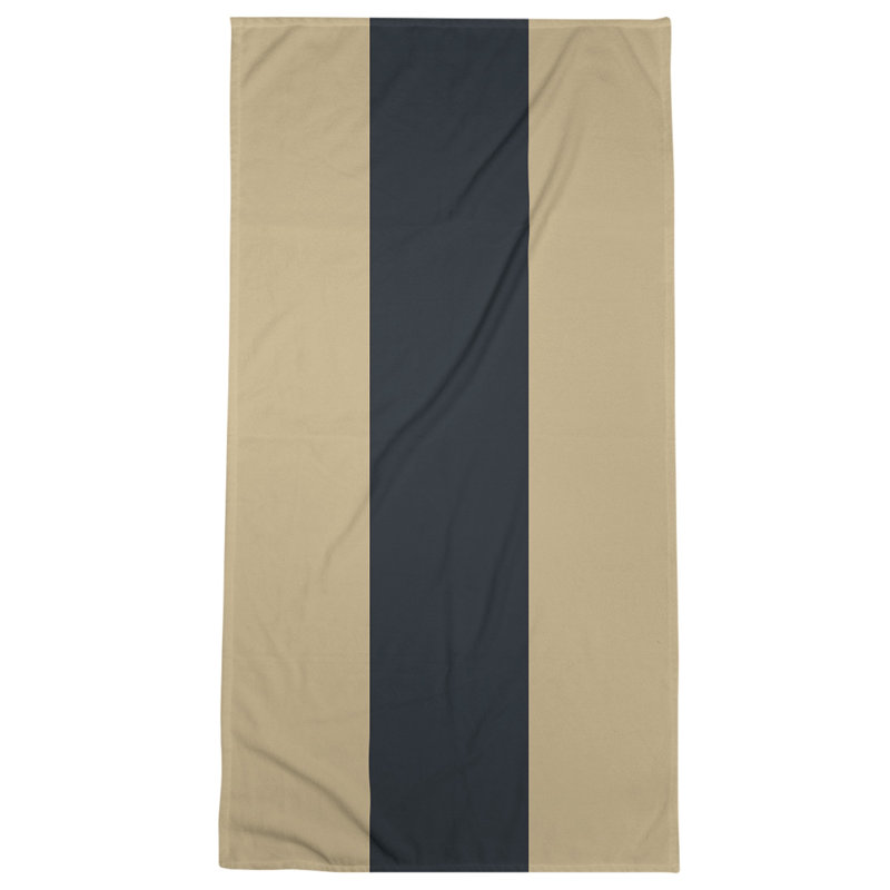 Microfiber Bath Towel, New Orleans Football Gold /Black