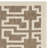 Arneshia Geometric Mocha/Beige Indoor / Outdoor Area Indoor/Outdoor Area Rug-829339307