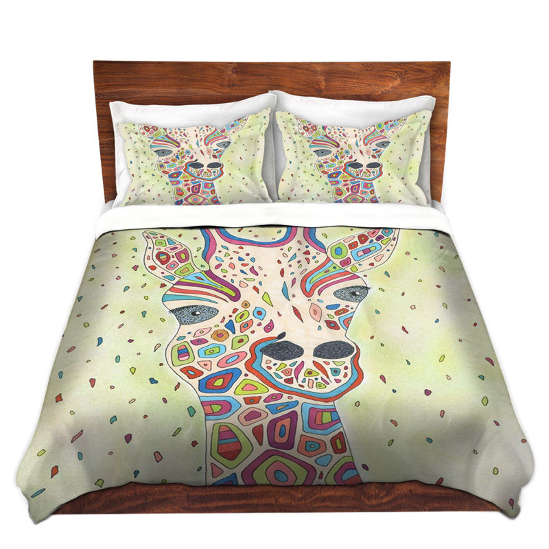 Ensemble de housse de couette view from up here, 1 housse de couette grand + 2 taies standards