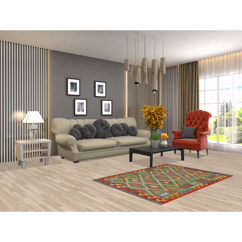 Tapis décoratif South Western Kilim 3 x 5