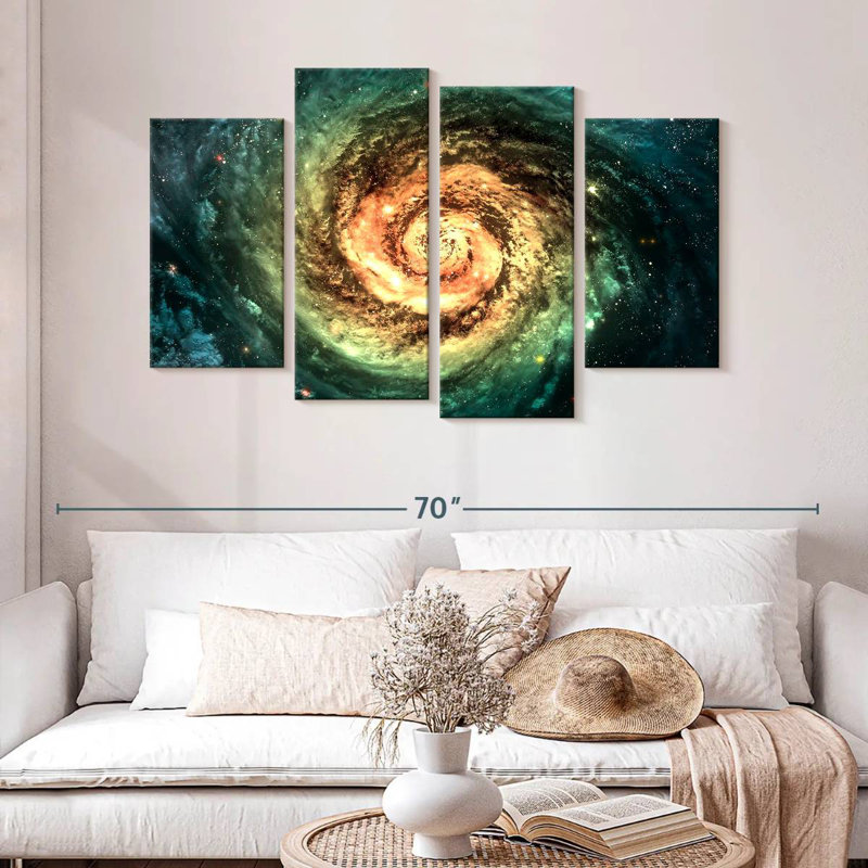 Oberle Spiral Galaxy, 32" H x 52" W