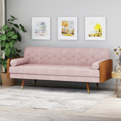Chaise Mid-Century Blush