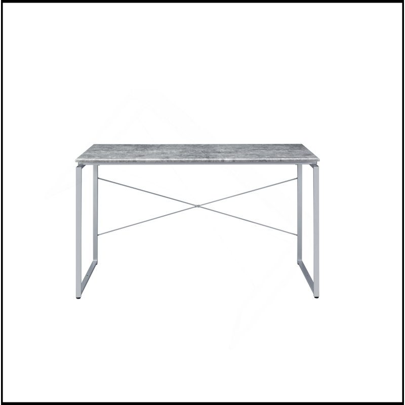 Silver Finish Writing Desk