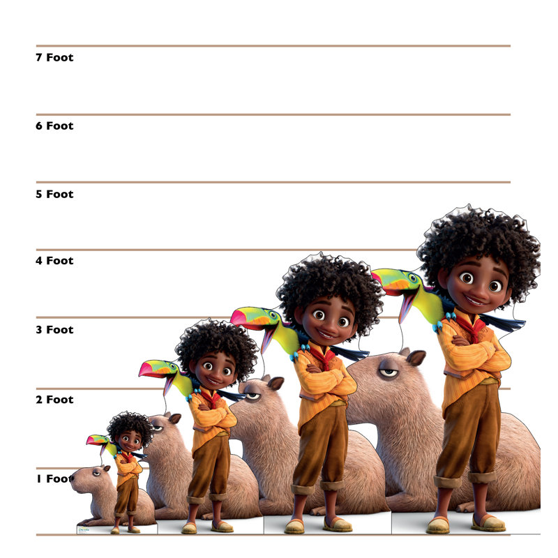 Disney Encanto Antonio Capybara and Toucan Cardboard Cutout