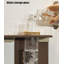 Décoration murale en forme de vase en grès crème de style crème-1376783128