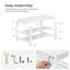 8 Pair Stackable Shoe Storage Bench-859252613