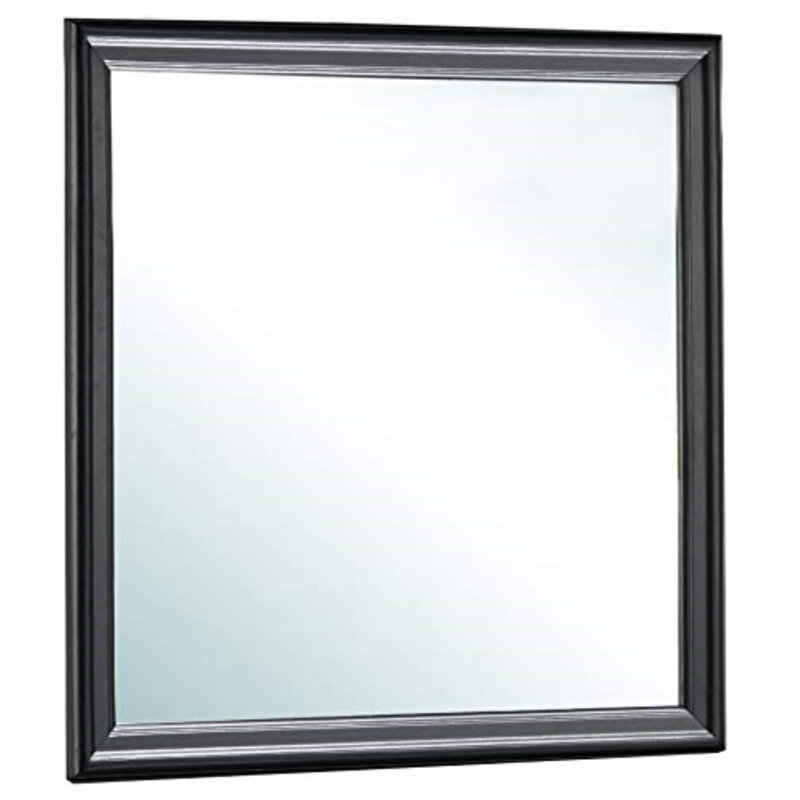 Wall Mirror, Black