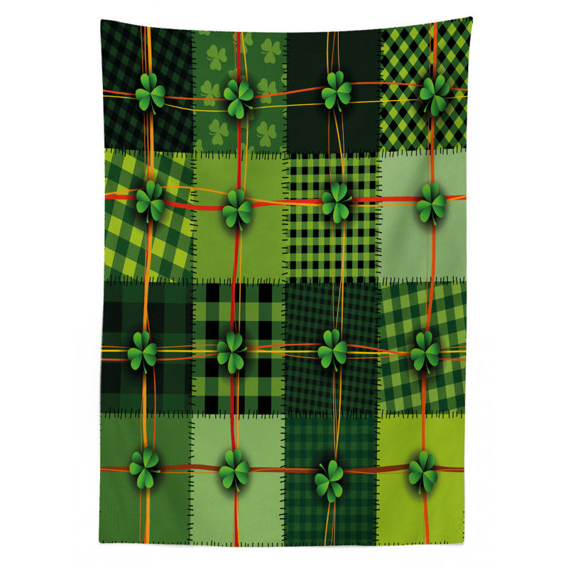 Irish Dining Room Kitchen Tablecloth, 90" L x 60" W