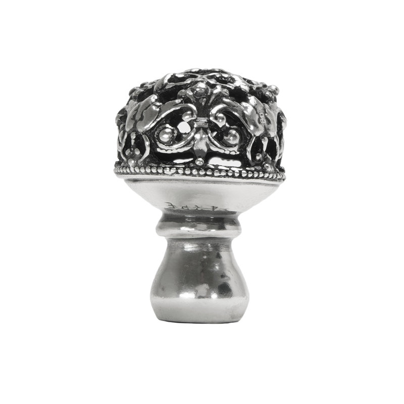Poignée ronde Juliane Grace, Argent argent