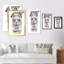 «Cute Lama Alpaca Get Lucky», impression sur toile-1181662968-1181662969