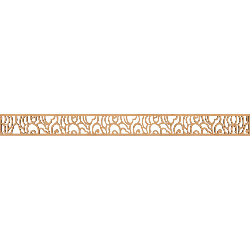 Moulure de panneau Springfield, H 4 po x l 46,375 po x P 0,25 po, Érable