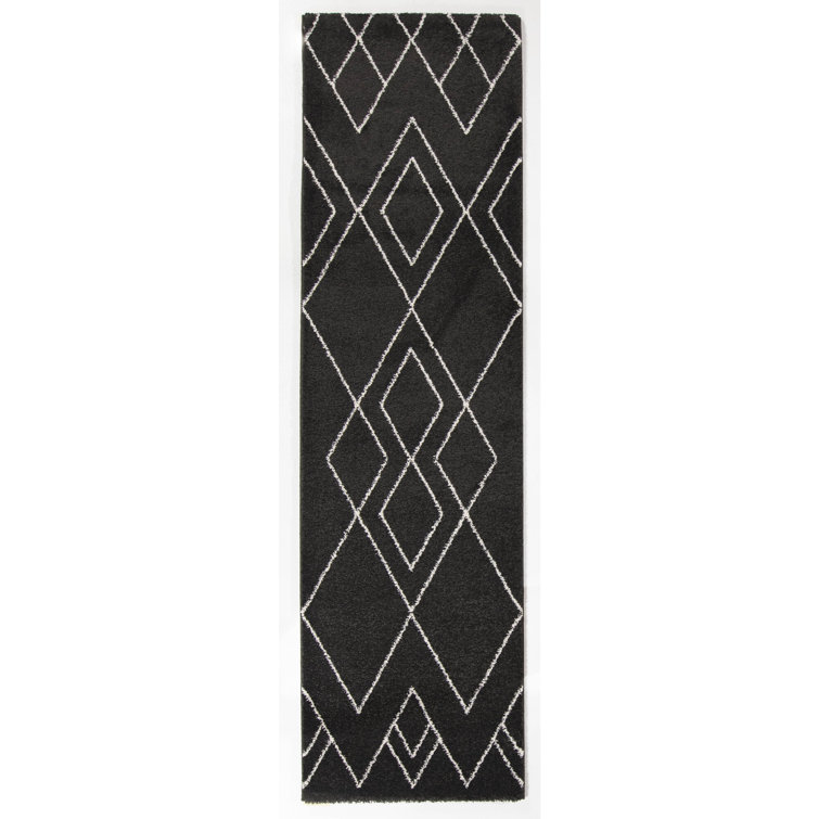 Dedham Geometric Black Area Rug