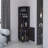 Corner Bar Cabinet With Glass Holder And Wine Rack-386258794
