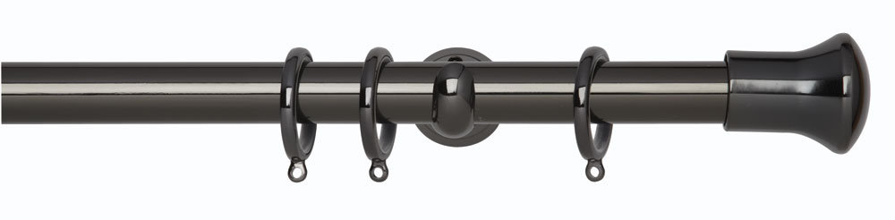 Curtain Single Pole and Hardware Set