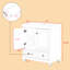Meuble-lavabo simple 30,06 po avec plateau en céramique Renauldo