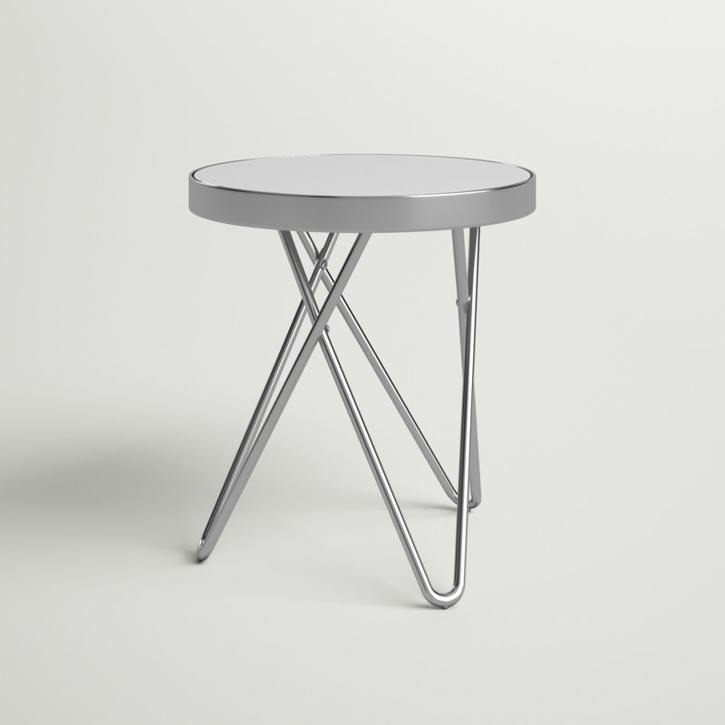 Maggie End Table, Silver