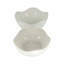 Joss & Main Set Of 2 Wavy Edged Polyresin Bowls In Classic White