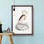 Maroon-Backed Heron by John Edward Gray - Framed Print-55575863-55575864