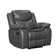 Wide Seating Durable Synthetic Leather Recliner with Massage and Heat Functions