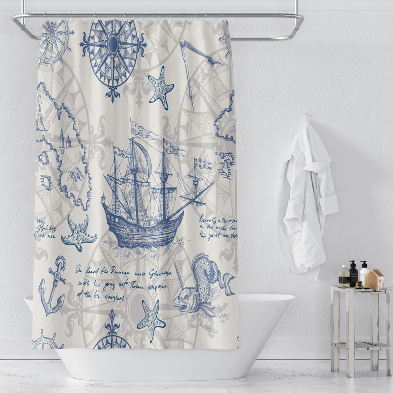 Rideau de douche simple, 72 po x 70 po