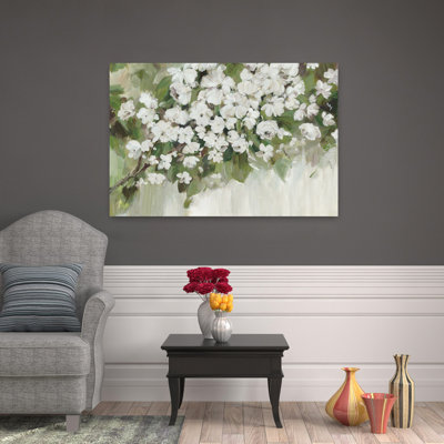 Art de printemps blanc nature délicat et serein