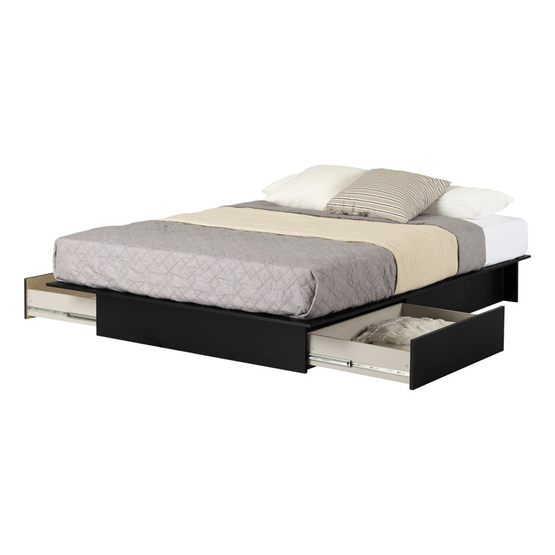 Step One Full/Queen Platform Bed, Black
