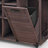78.3" Outdoor Grill Cart With Stainless Steel Top And Trash Can Storage-121433360