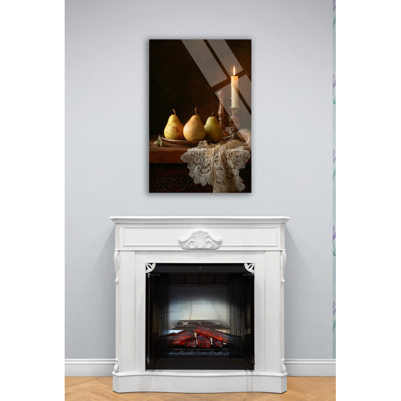 Art mural en verre trempé Moody Still Life, 23,5 po x 15,5 po