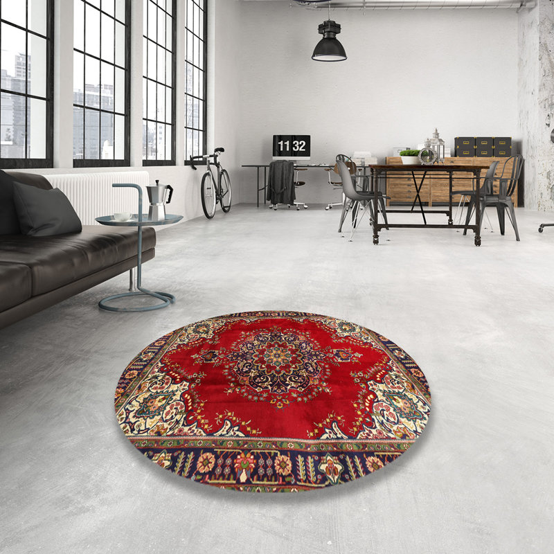 Oriental Indoor Rug, Round 8'