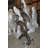 Large Heron Fountain Bronze Statue – Soderquist 67 Inch Garden Sculpture for Outdoor, 32"L x24"W x67"H