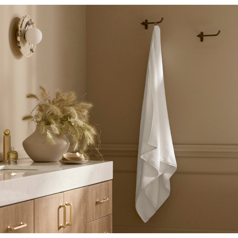 Turkish Ultra Plush, White, Bath Towel - 1 Pack
