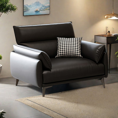 Italian-style minimalist modern straight-row sofa