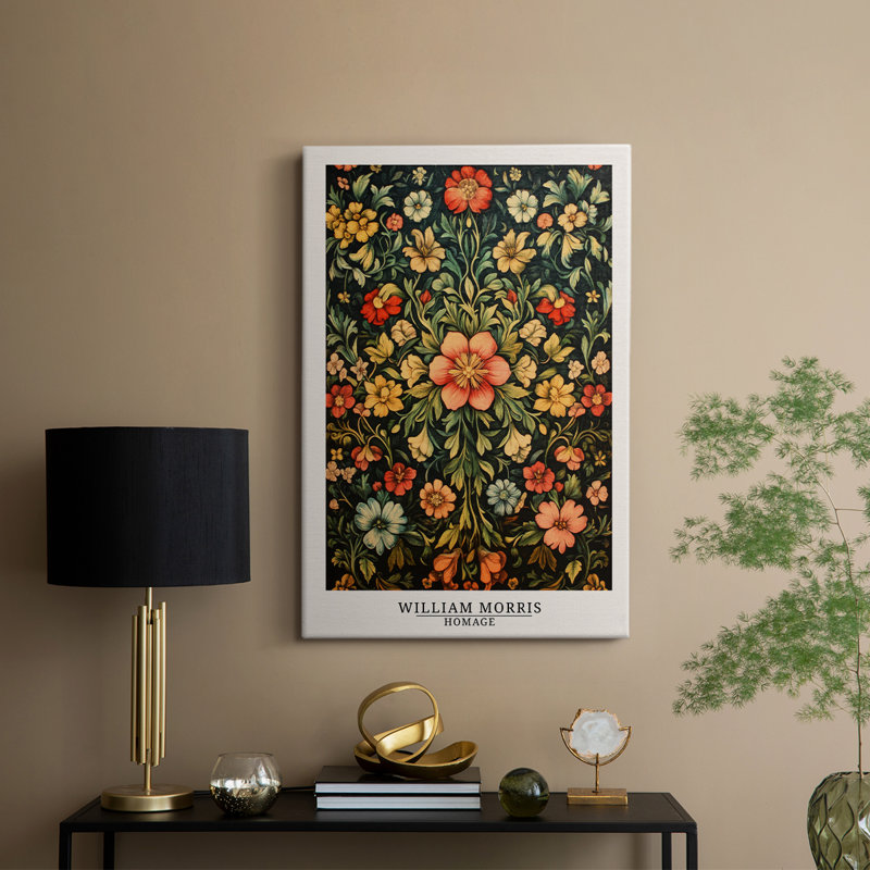 Wm Morris Series XXIV - Cavas enveloppés de galerie, H 12 po x l 8 po