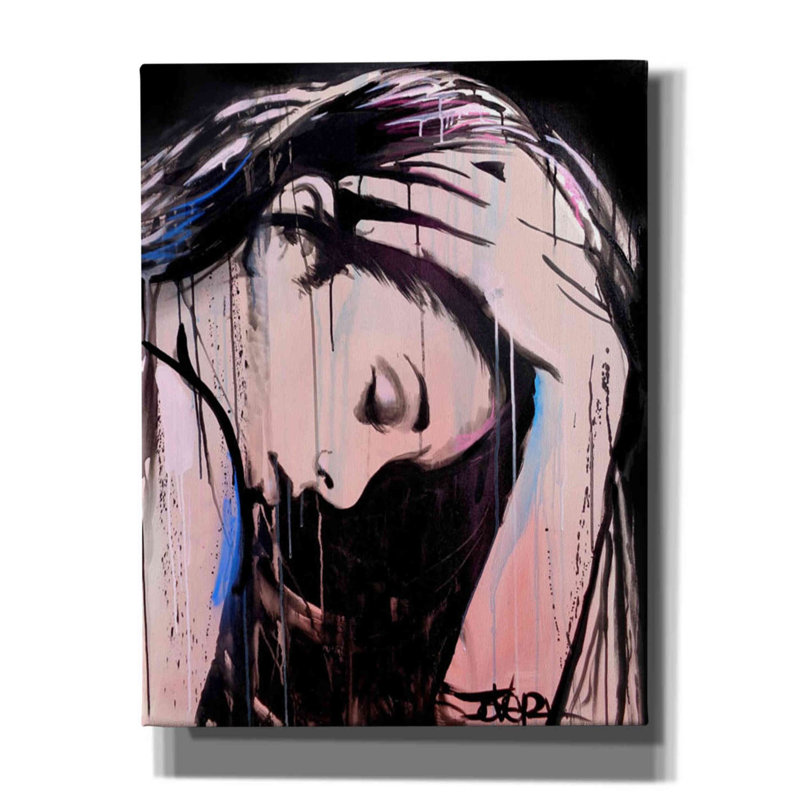 «Nevernever» par Loui Jover, art mural sur toile, H 34 po x l 26 po x P 1,25 po