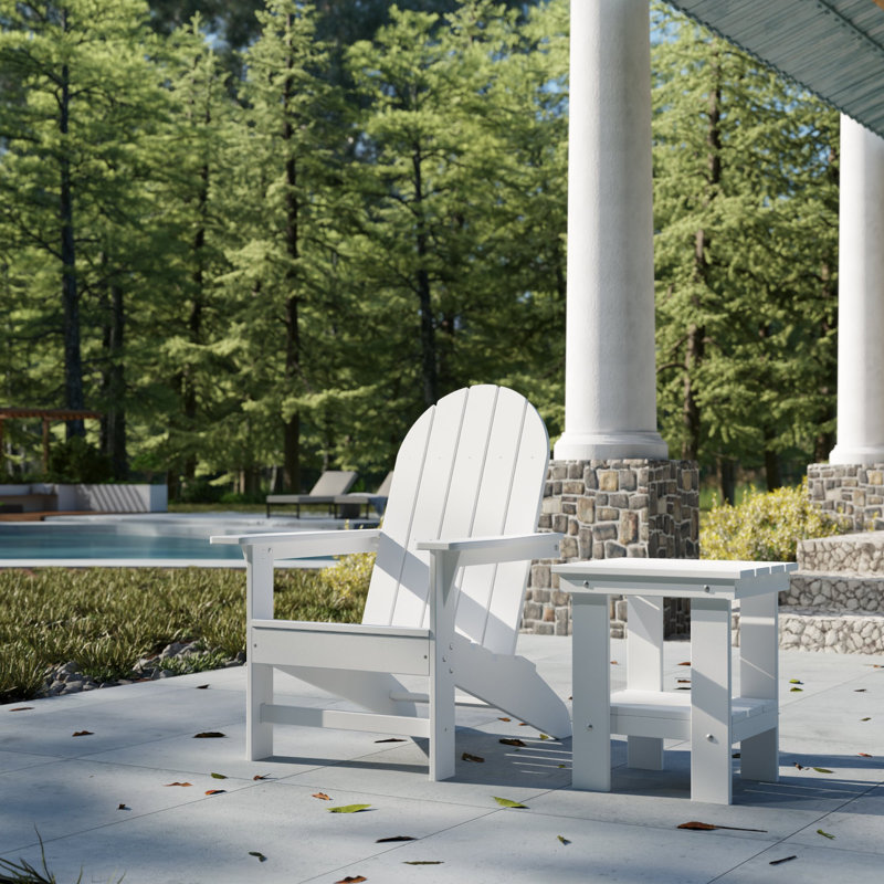 Freedom Traditional Adirondack Chair, White