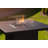 Planika -  Square Table High Gas Fire Pit With Attachable Table