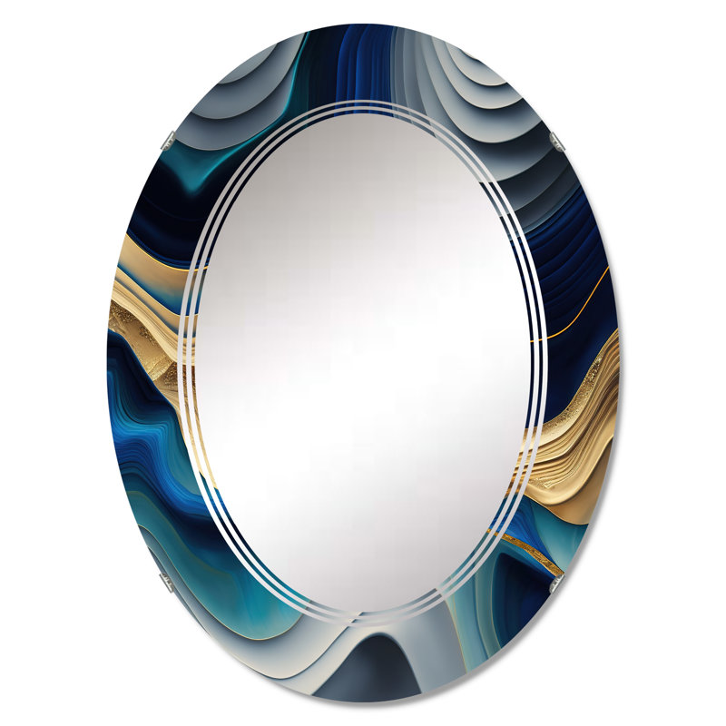 Miroir mural abstrait Peytonn, 36 po x 24 po