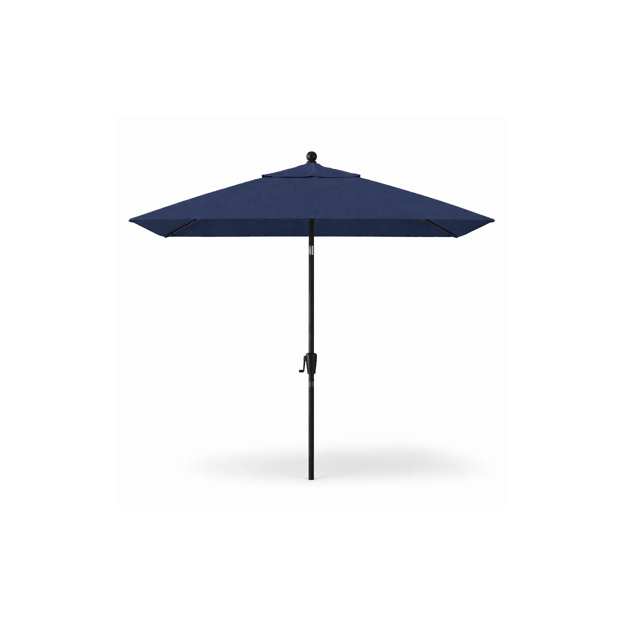 Natalie 103'' Outdoor Umbrella, Navy Sunbrella®, Starring Gray