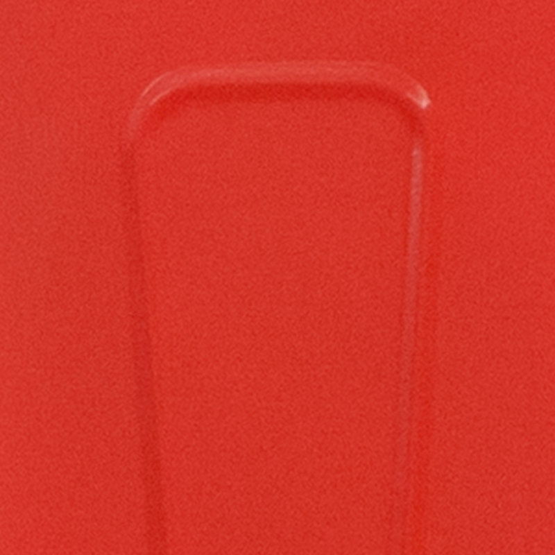 Chaise d'appoint empilable en métal Lily, Rouge