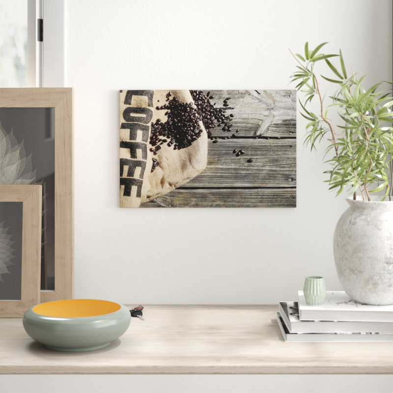 Coffee Beans Photographic - Wrapped Canvas, 40cm H x 60cm W