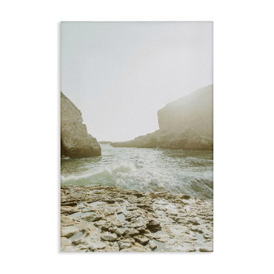 Art mural sur toile Rocky Beach Cove par Incado