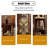 Nut-brown Solid Wood+Tempered Glass Display Cases