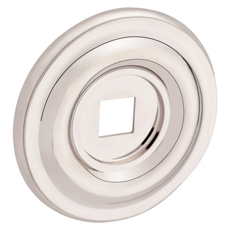 4902 Knob Back Plate, Polished Nickel