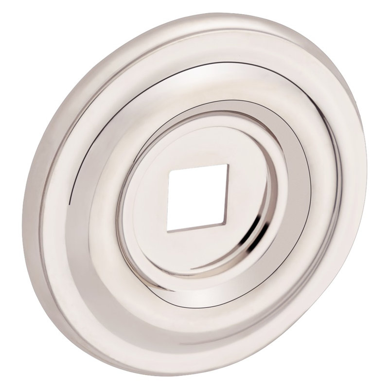 4902 Knob Back Plate, Polished Nickel