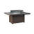Hammered Top Stainless with Chocolate Brown Base selected
