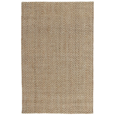 Chevron Hand-Woven Jute Area Rug By Kosas Home