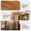 Solid Wood Pedestal End Table